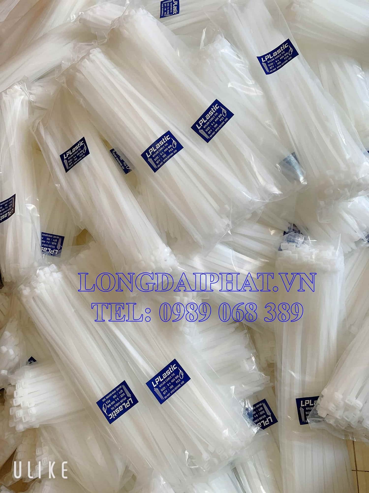 Dây rút nhựa 8x400 40cm Đại Long Phát